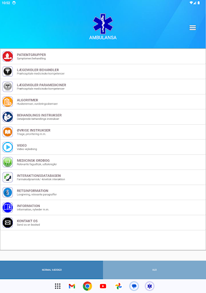 Ambulansa mobile workflow concept screen (earlier design study)
