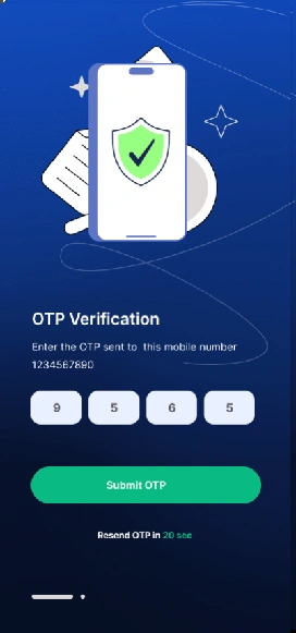 Digital Wallet concept screen