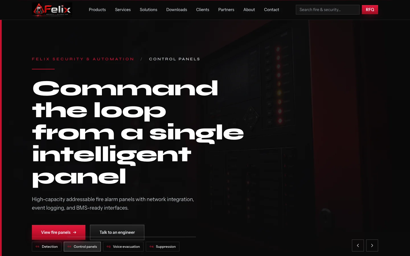 Felix Security & Automation interface