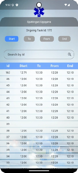 Timer App concept screen